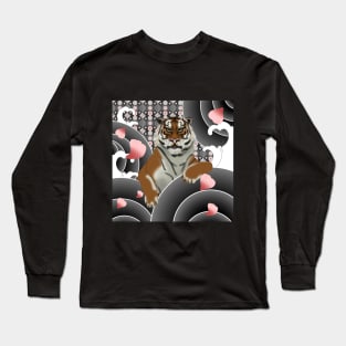 Tiger wave Long Sleeve T-Shirt